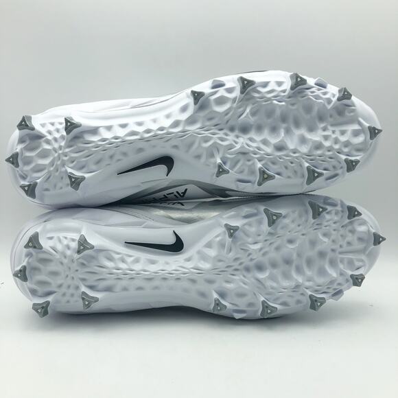 Nike Alpha Menace Mens 4 Varsity Molded Football Cleats 10 White Black NWOB - Picture 10 of 11